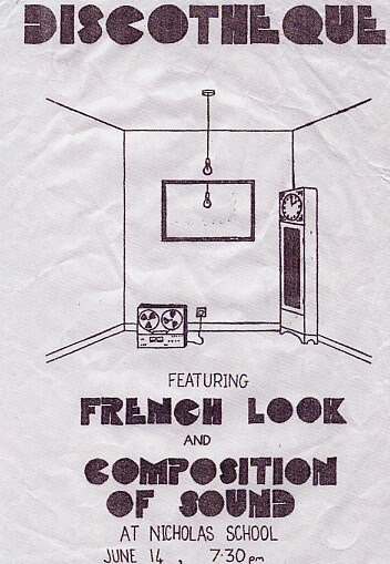 Poster, designed by Vince Clarke's brother, Rodney.