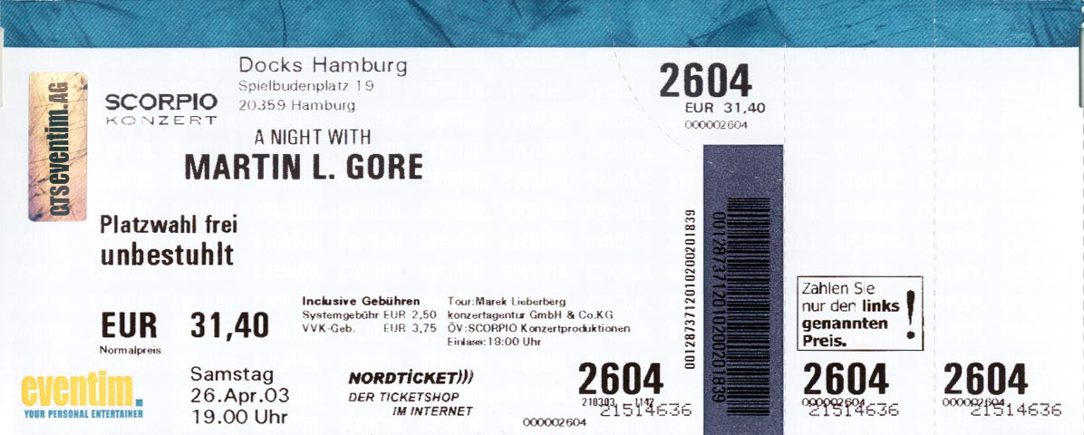 Ticket scan